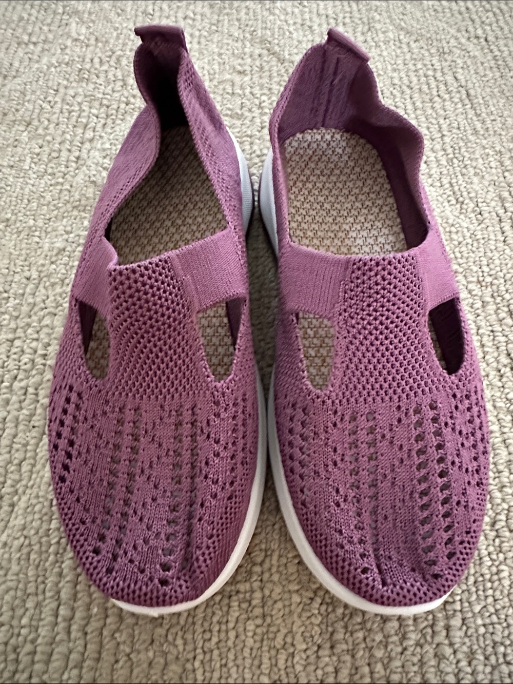 NWOT Women’s Slip-On Sneakers - purple